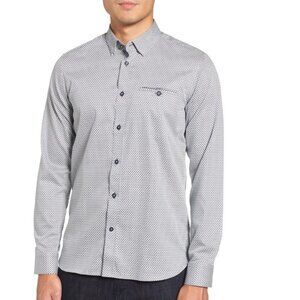 Ted Baker London Vilamor Extra Slim Fit Print Sport Shirt